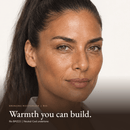 Close-up of model wearing Bronzing Moisturizer in Rio