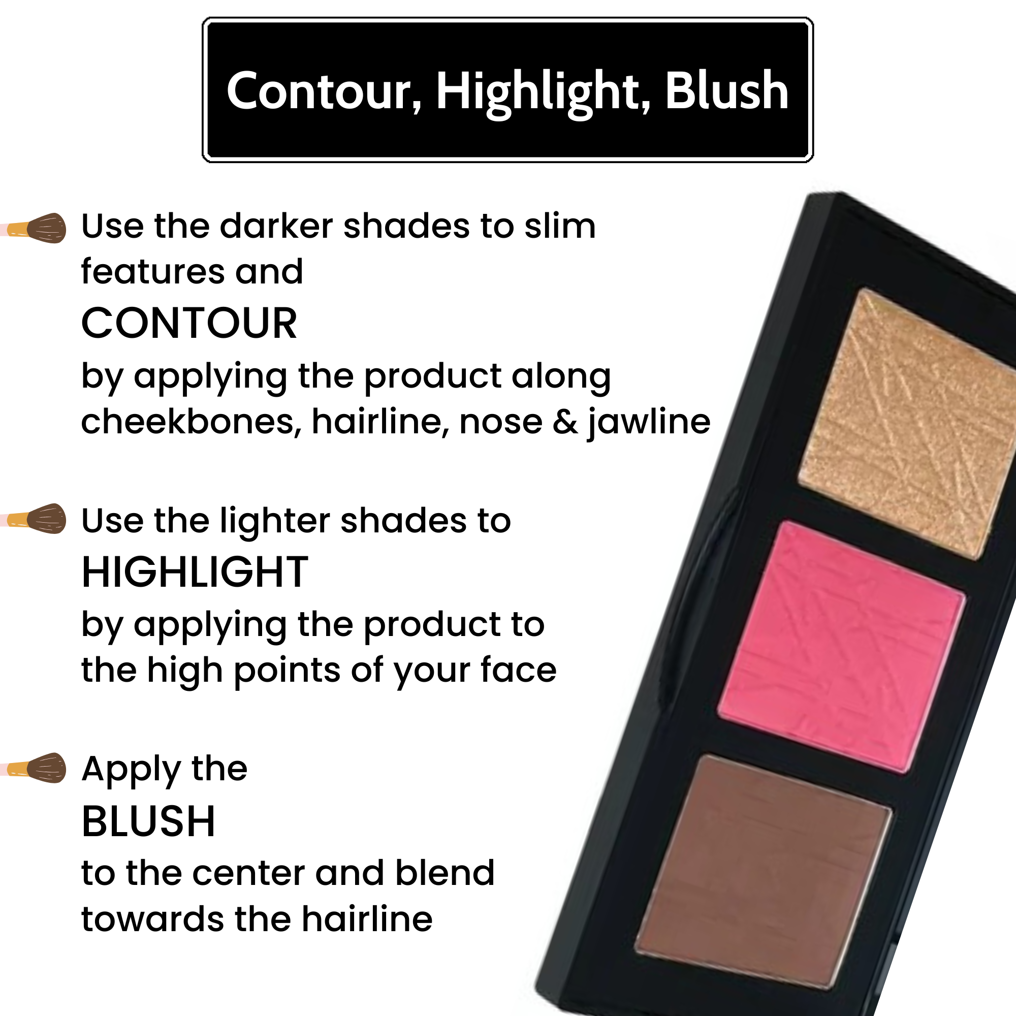 Pro Cheek Palette  How to Use