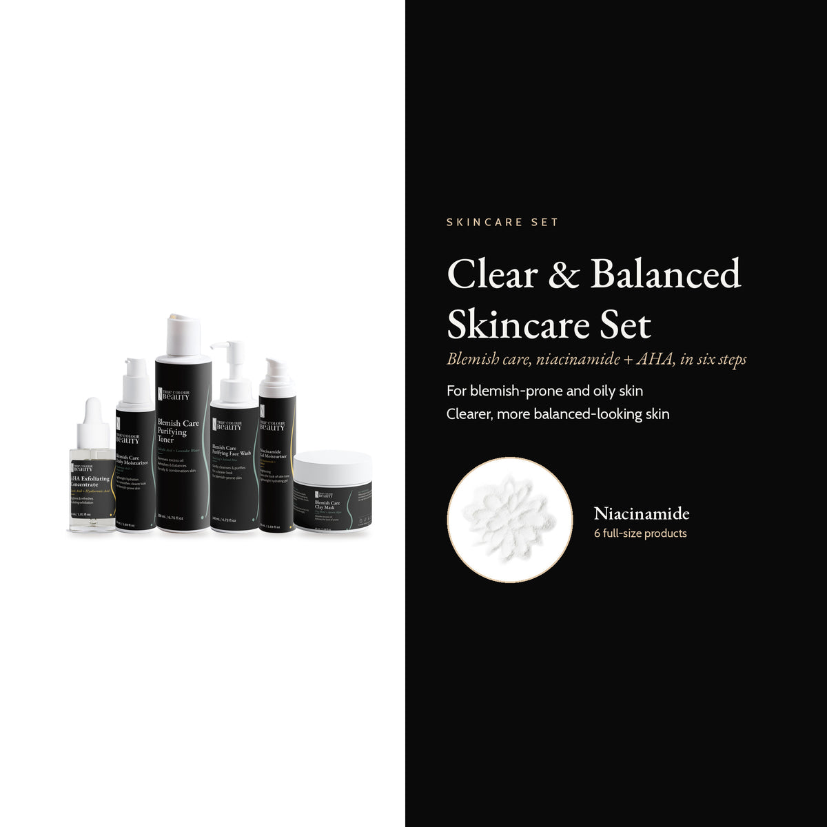 Clear & Balanced Skincare Set, hero image