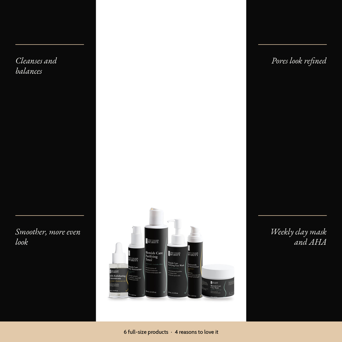 Clear & Balanced Skincare Set with four benefits