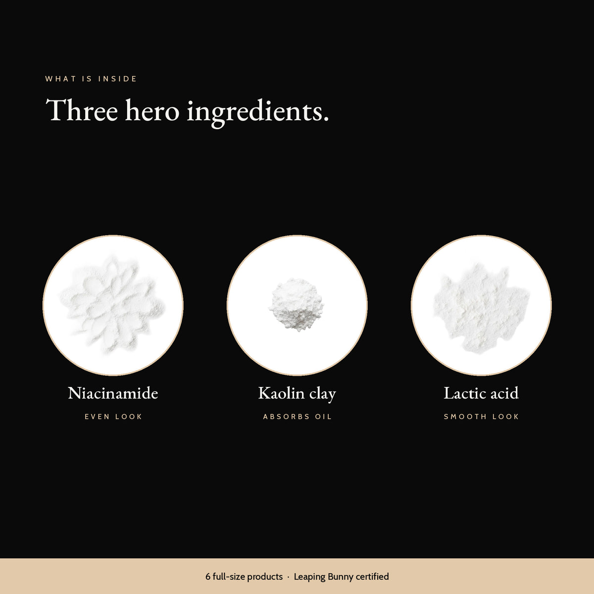 Key ingredients in the Clear & Balanced Skincare Set