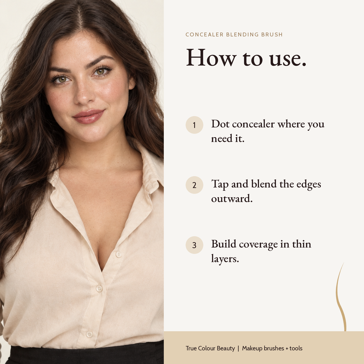 How to use Concealer Blending Brush