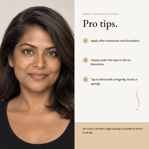How to apply Creme Concealer Stick, pro tips