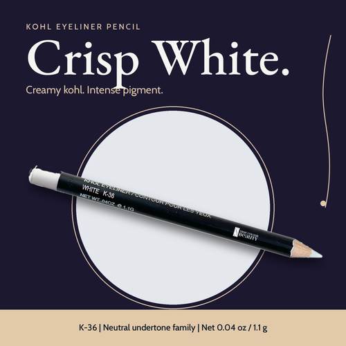 Khol Eyeliner - Crisp White by True Colour Beauty
