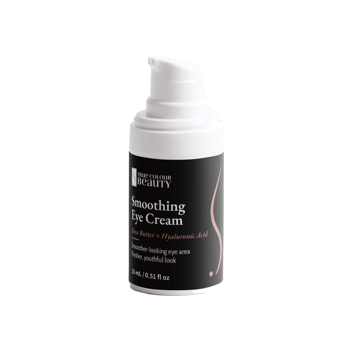 Smoothing Eye Cream bottle, front label