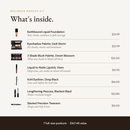 Beginner Makeup Kit Dark Storm, what's inside with product values