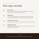 Beginner Makeup Kit Dark Storm, how to use, four steps