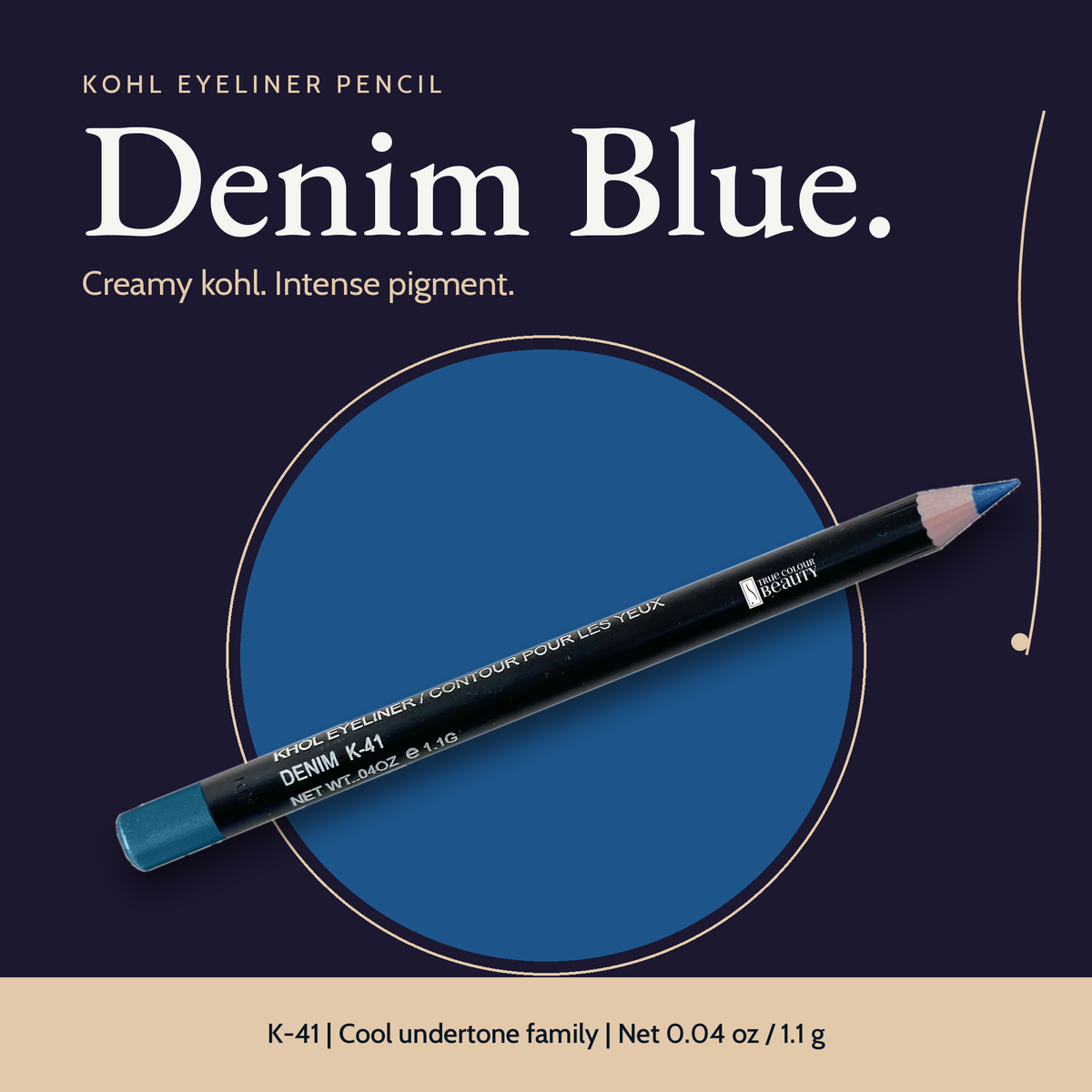 Khol Eyeliner - Denim Blue by True Colour Beauty
