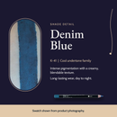 Khol Eyeliner - Denim Blue shade card