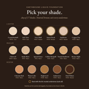 Beginner Makeup Kit Desert Breeze, Earthbound Liquid Foundation shade chart