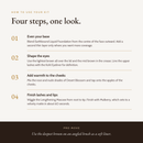 Beginner Makeup Kit Desert Breeze, how to use, four steps