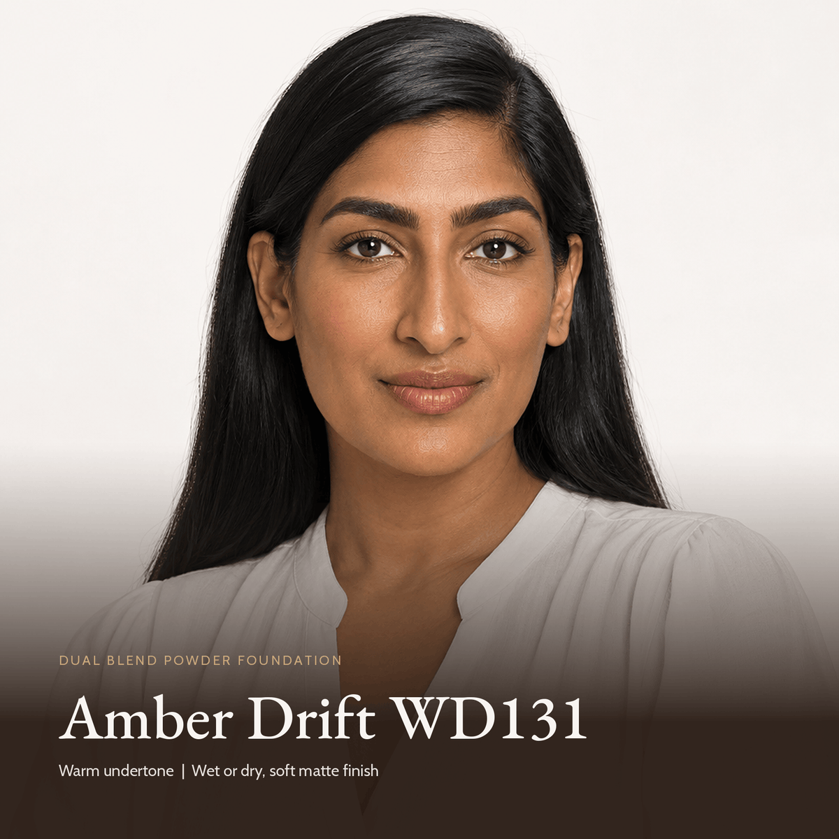 Dual Blend Powder Foundation - Amber Drift