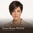 Model wearing Dual Blend Powder Foundation in Desert Breeze WD110
