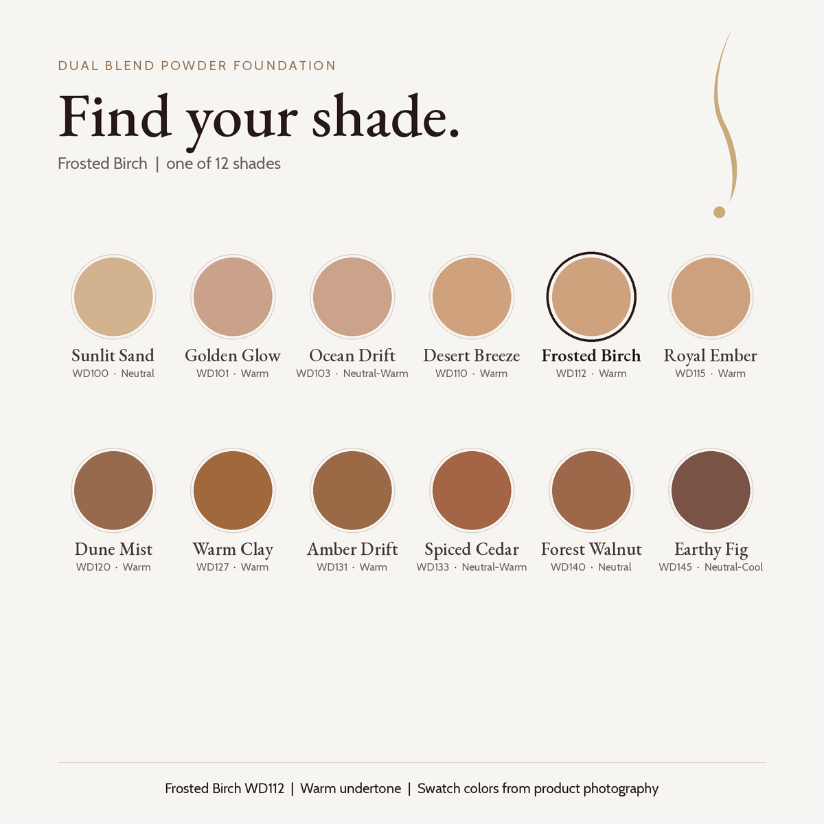 Dual Blend Powder Foundation - Frosted Birch