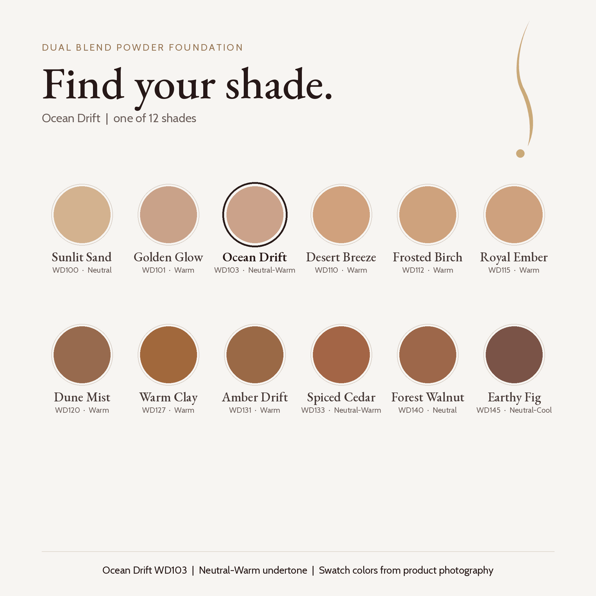 Dual Blend Powder Foundation - Ocean Drift