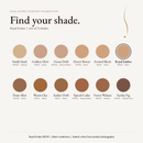 Dual Blend Powder Foundation shade chart with Royal Ember WD115 selected