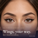 Dual Tip Pro Eye Definer Pen - Black