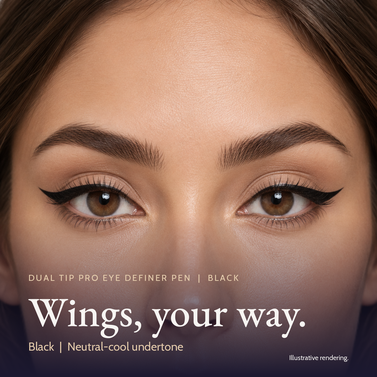 Dual Tip Pro Eye Definer Pen - Black