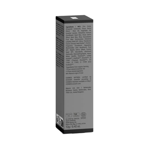 Color Correcting Ceramide Stick 25 Medium Neutral box back with ingredients