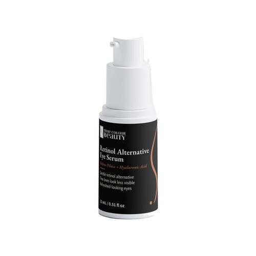 Retinol Alternative Eye Serum bottle, front label