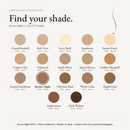 Earthbound Liquid Foundation shade finder with Bronze Night selected