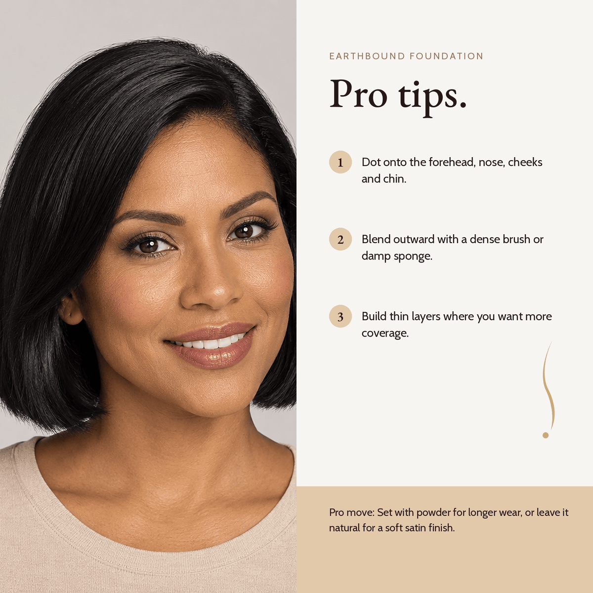 How to apply Earthbound Liquid Foundation, pro tips