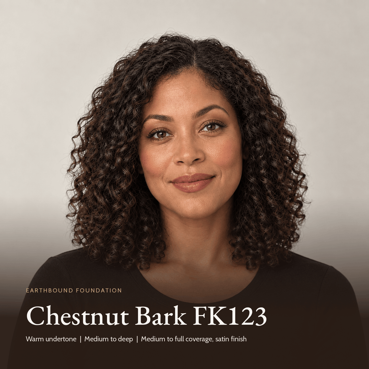 Earthbound Liquid Foundation | Chestnut Bark | FK123
