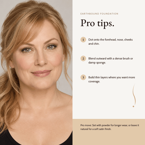 How to apply Earthbound Liquid Foundation, pro tips