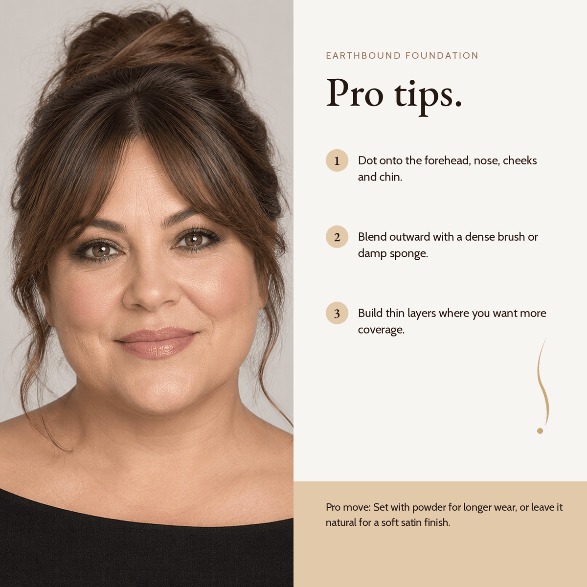 How to apply Earthbound Liquid Foundation, pro tips