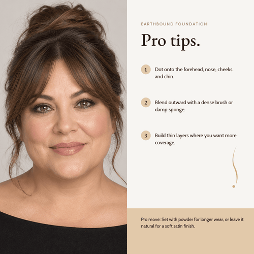 How to apply Earthbound Liquid Foundation, pro tips