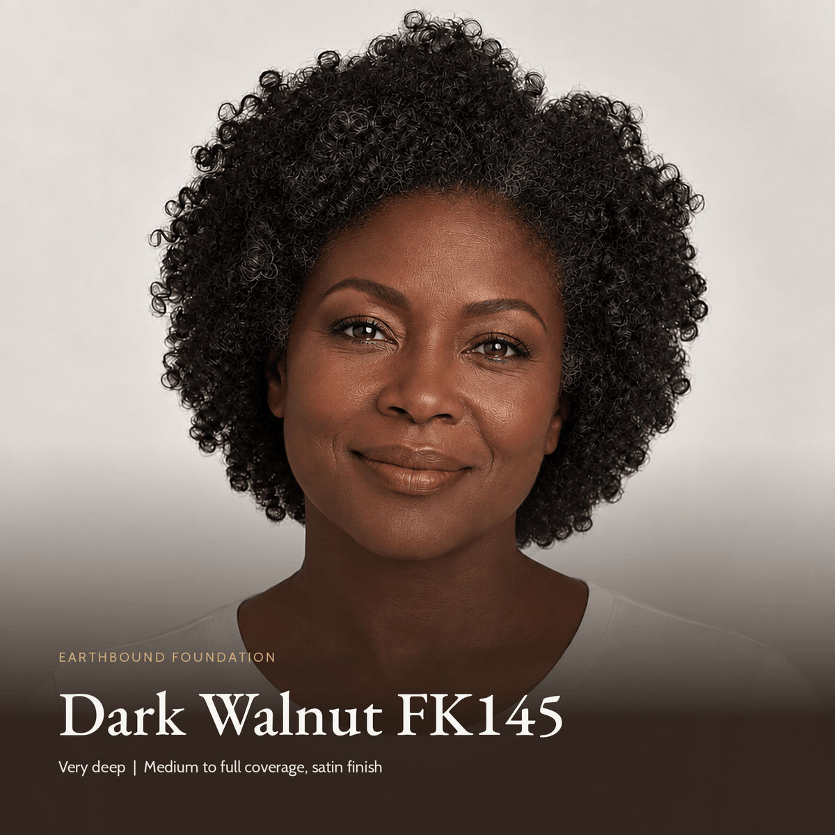 Earthbound Liquid Foundation | Dark Walnut | FK145