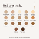 Earthbound Liquid Foundation shade finder with Dark Walnut selected