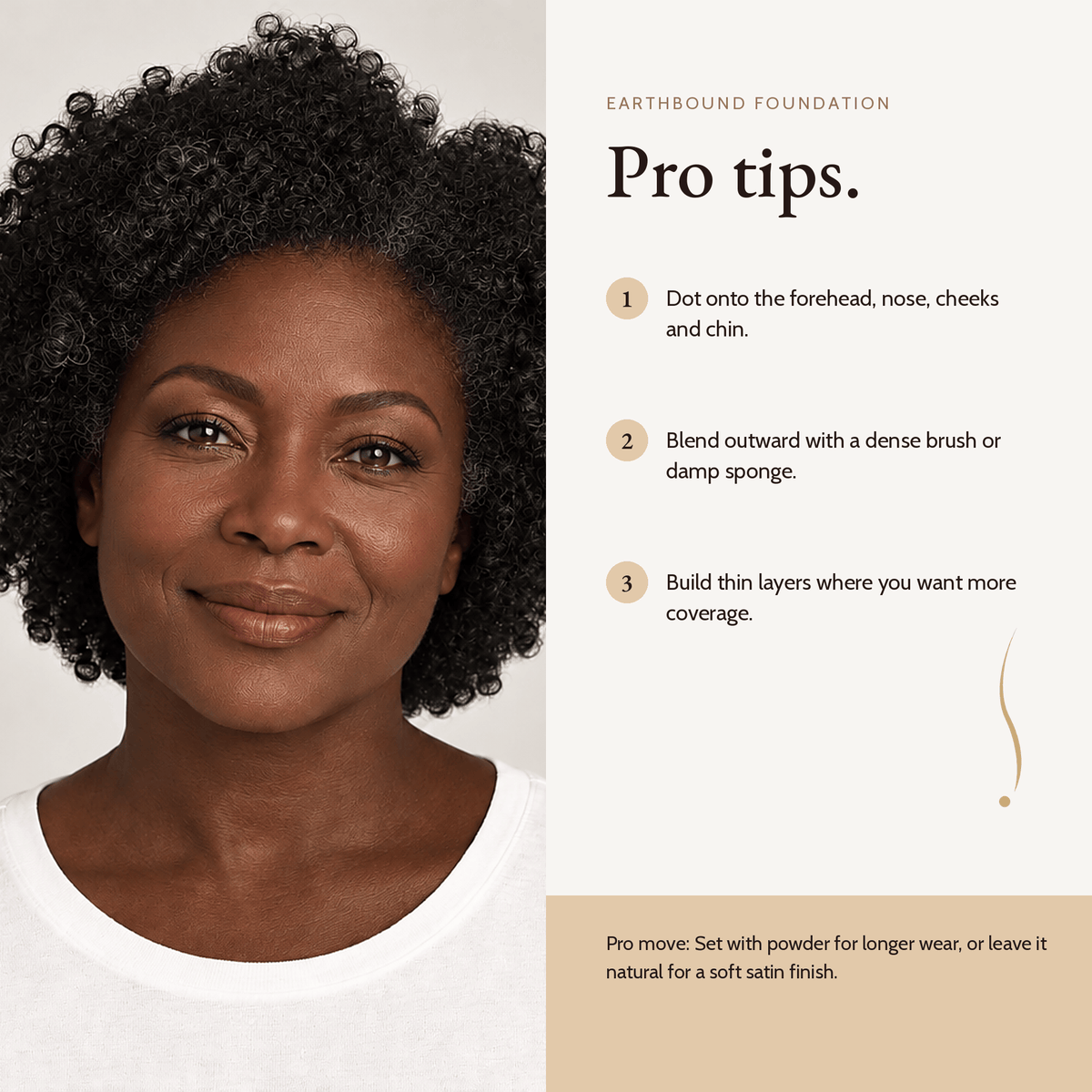 How to apply Earthbound Liquid Foundation, pro tips
