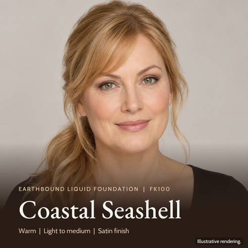 Earthbound Liquid Foundation | Coastal Seashell | FK100