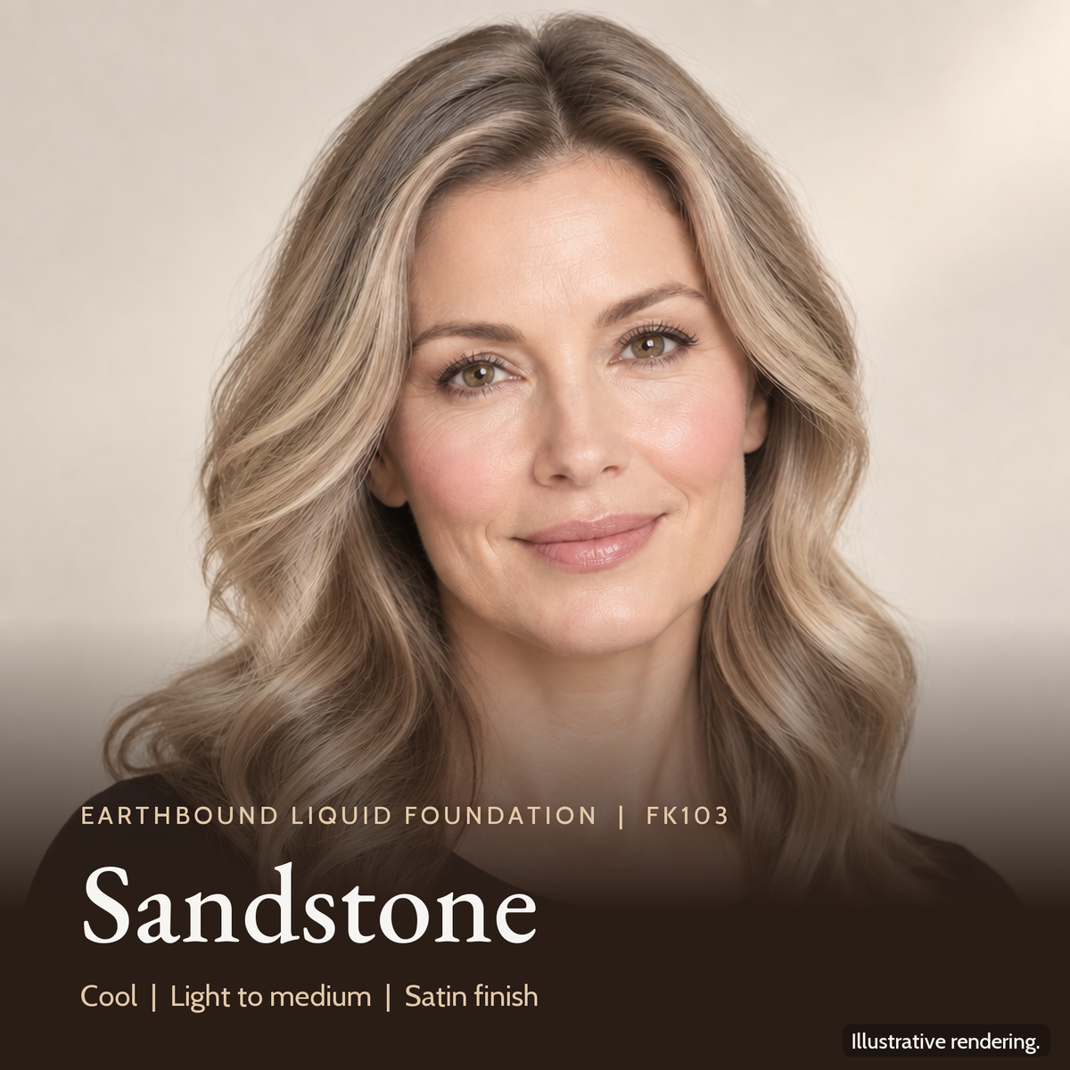 Earthbound Liquid Foundation | Sandstone | FK103