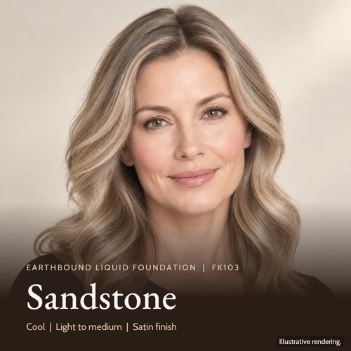 Earthbound Liquid Foundation | Sandstone | FK103