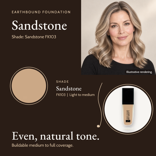 Earthbound Liquid Foundation | Sandstone | FK103