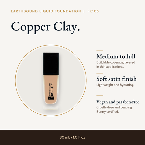 Earthbound Liquid Foundation | Copper Clay | FK105