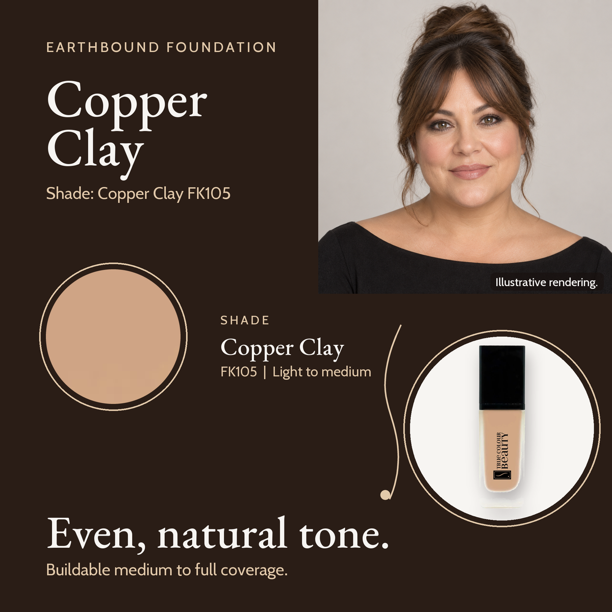 Earthbound Liquid Foundation | Copper Clay | FK105