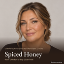 Model wearing Earthbound Liquid Foundation in Spiced Honey FK112 for an even, natural-looking complexion.