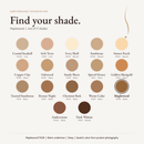 Earthbound Liquid Foundation shade finder with Maplewood selected