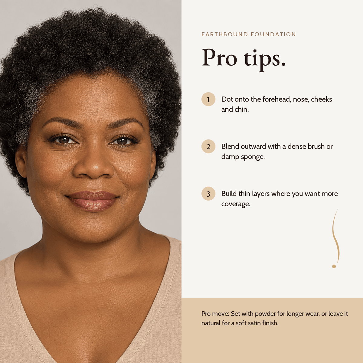How to apply Earthbound Liquid Foundation, pro tips
