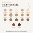 Earthbound Liquid Foundation shade finder with Oakwood selected