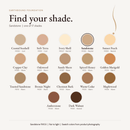 Earthbound Liquid Foundation shade finder with Sandstone selected