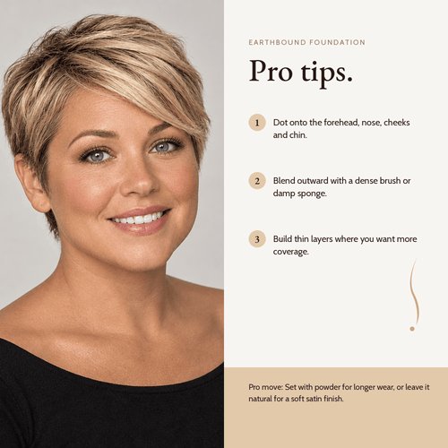 How to apply Earthbound Liquid Foundation, pro tips