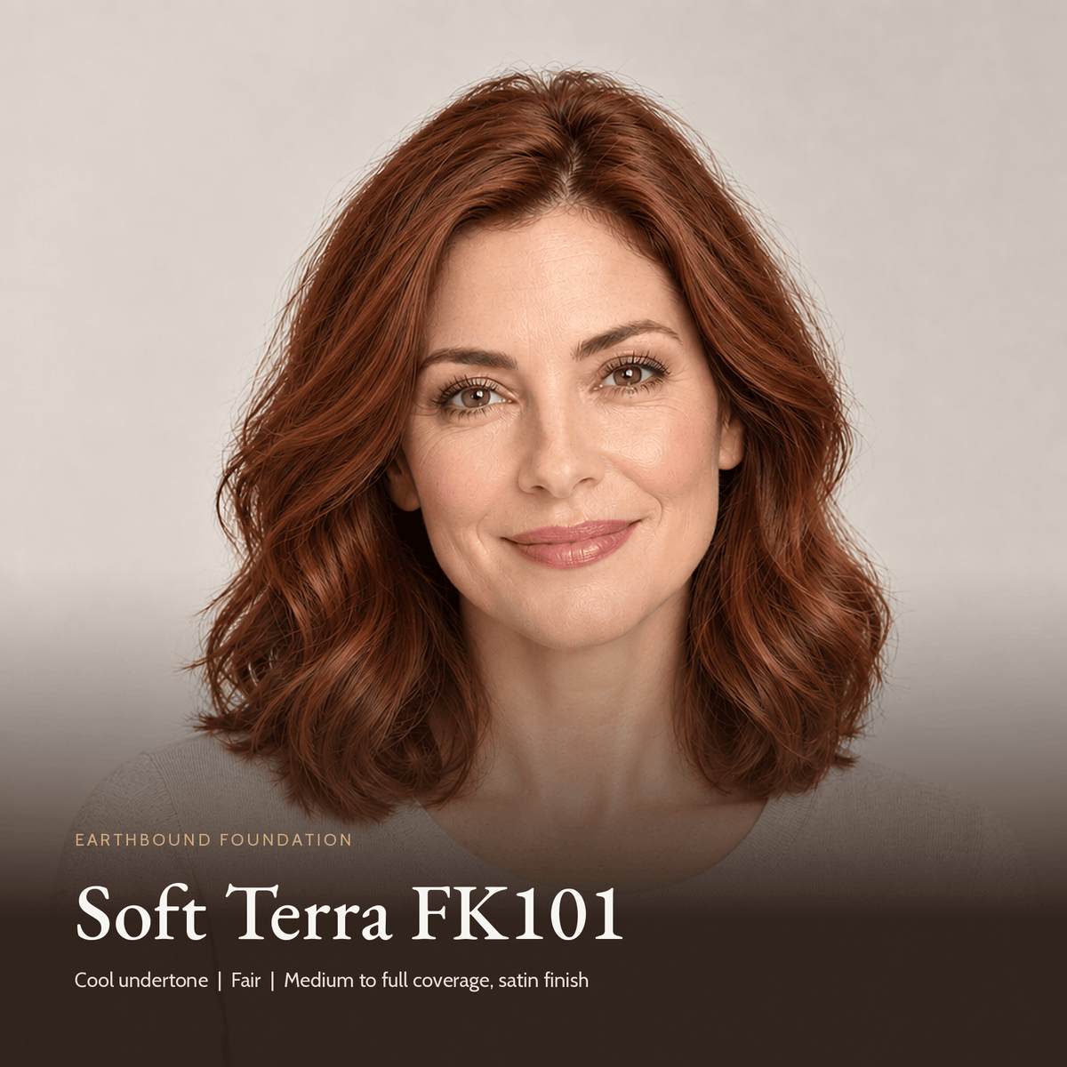Earthbound Liquid Foundation | Soft Terra | FK101