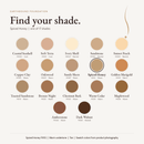 Earthbound Liquid Foundation shade finder with Spiced Honey selected