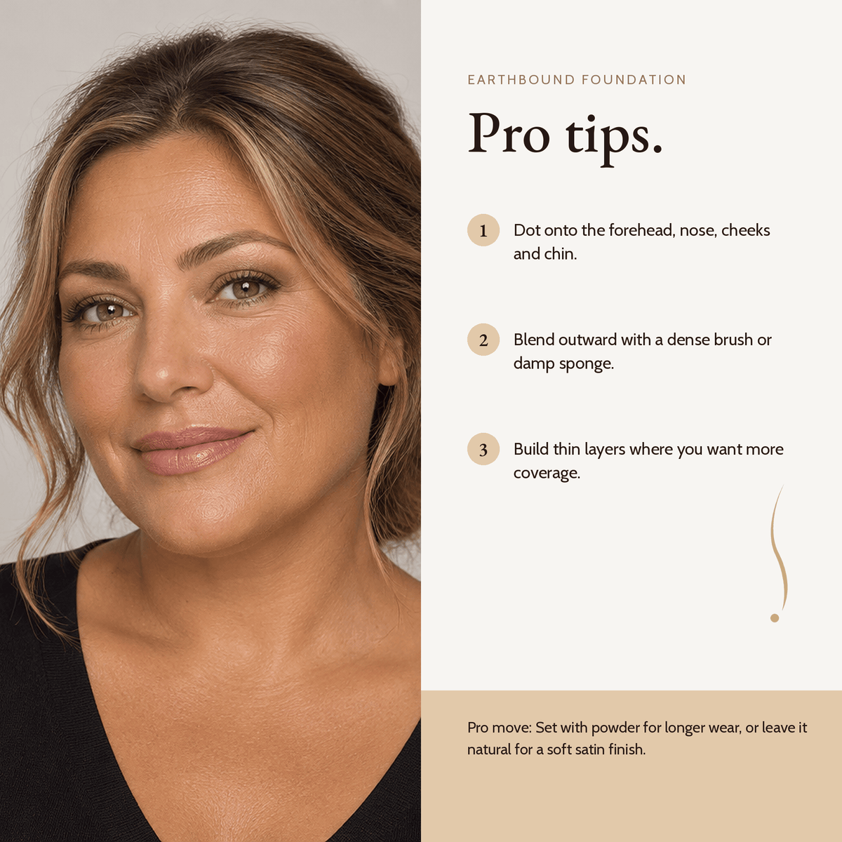 How to apply Earthbound Liquid Foundation, pro tips