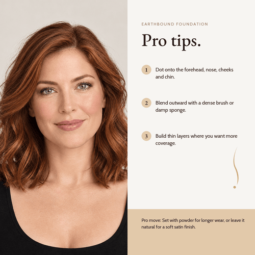 How to apply Earthbound Liquid Foundation, pro tips