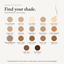 Earthbound Liquid Foundation shade finder with Toasted Sandstone selected